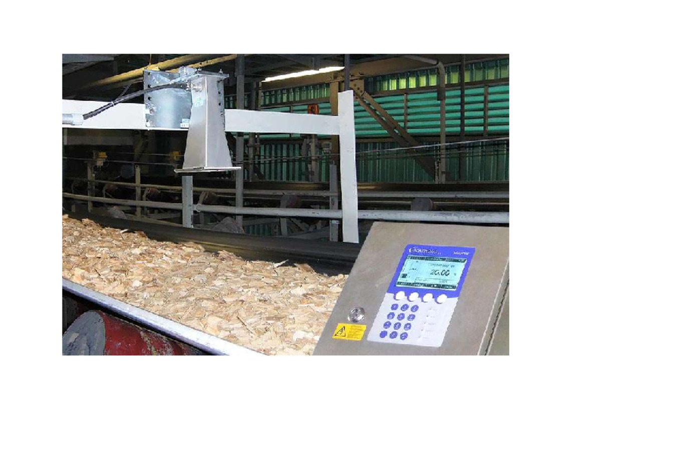 Moisture measurement of wood chips
