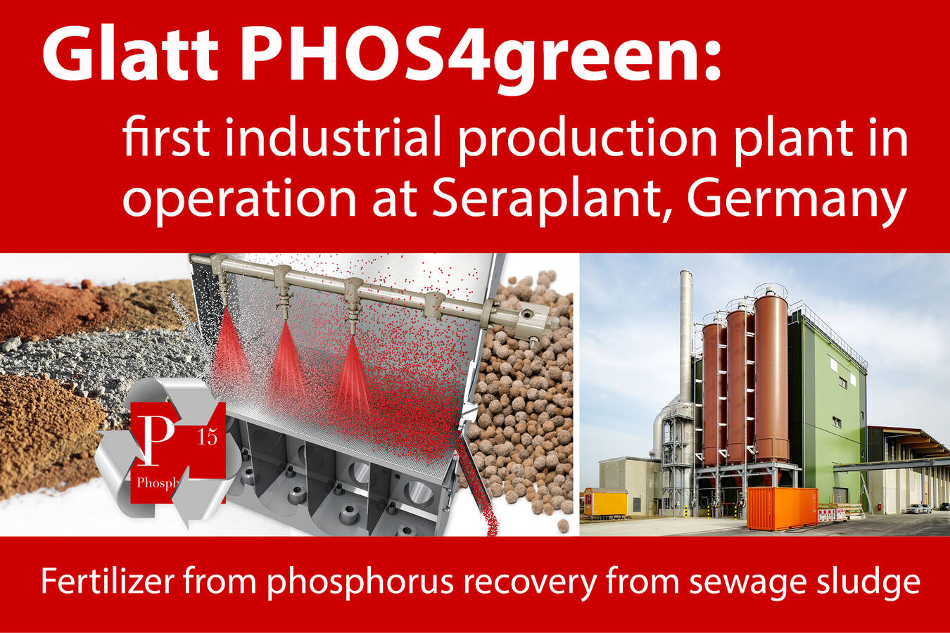 Glatt-PHOS4green, production start-up at Seraplant, Germany