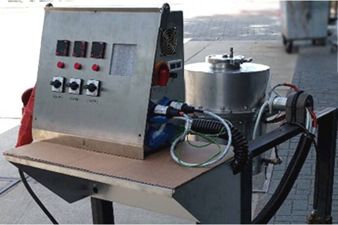 Batch-Tester, der 5 Liter Biomasse pro Charge torrefizieren kann