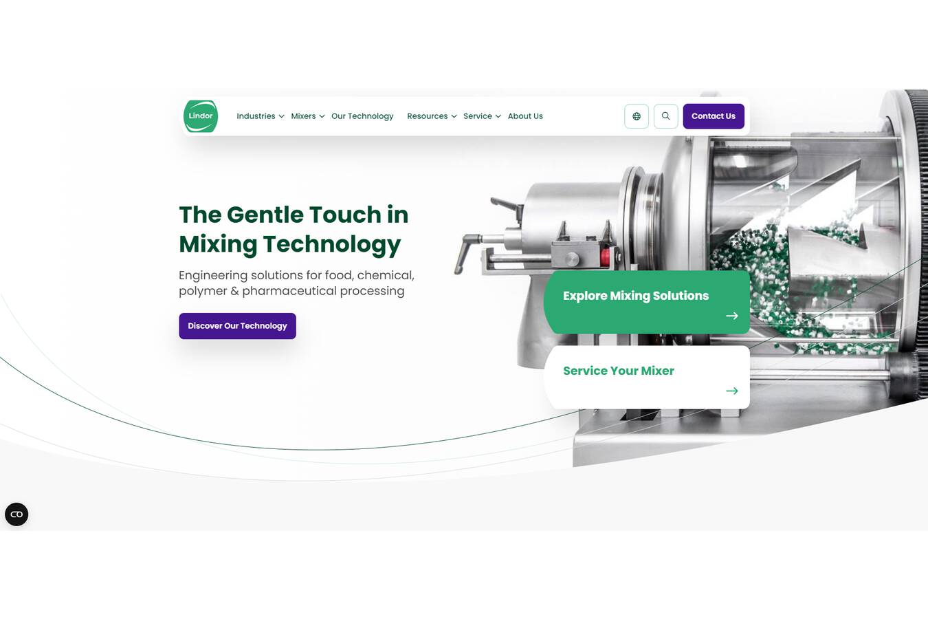 Lindor stellt mit Stolz seine brandneue Website vor  Innovation und Benutzerfreundlichkeit – diese Schlüsselworte stehen im Mittelpunkt der neuen Website von Lindor Gentle-touch Mischer