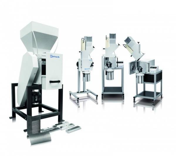 New XL Cutting Mill Accepts Large Sample Pieces RETSCH have added a new model to their cutting mill family