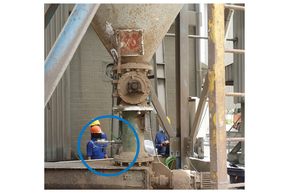 Online flow measurement of fly ash with SolidFlow 2.0