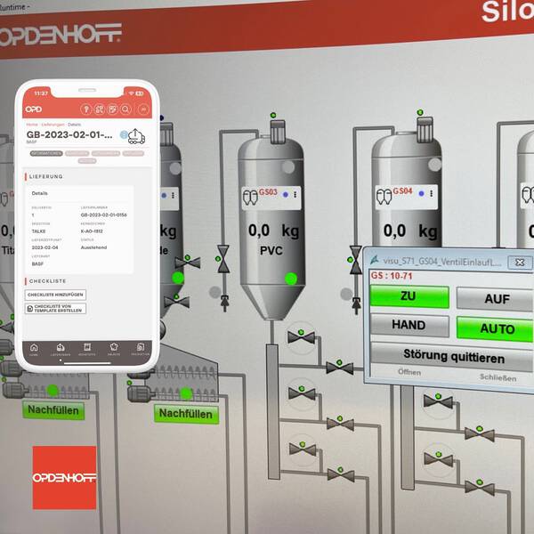 OPDPRO.CARE Silobestände jederzeit per Smartphone