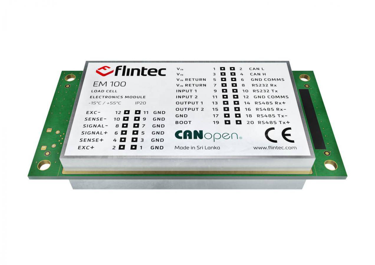 Flintec launch the EM100 a purpose made family of digitising units for general weighing applications