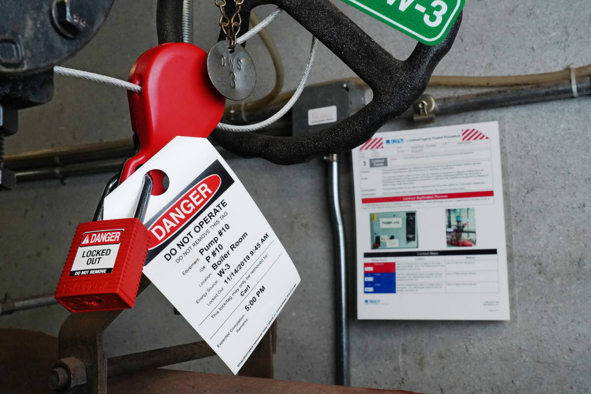 Scalable and adaptable Lockout/Tagout implementation