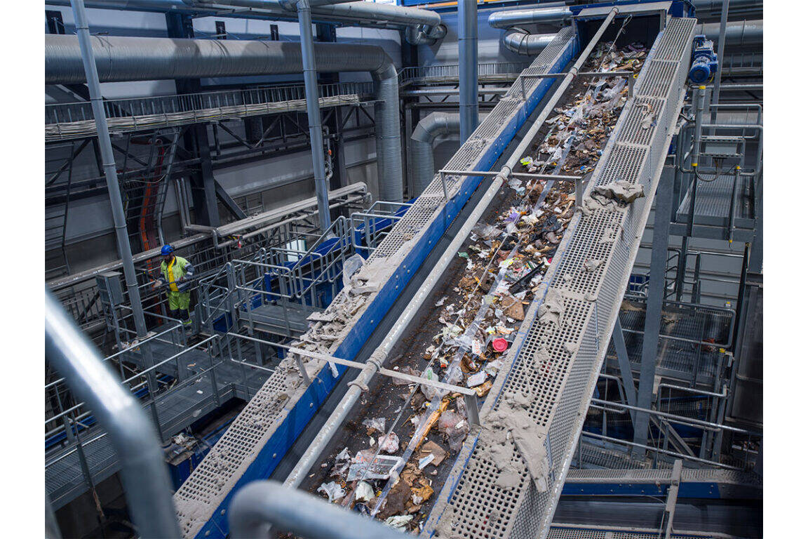 Bezner baute eine Recyclinganlage für das Abfall-Energie-Kraftwerk  Die von Bezner errichtete neue Müllsortieranlage hat einen großen Einfluss auf die Energieerzeugung, die für das Ziel einer klimaneutralen Energieerzeugung im Jahr 2035 wichtig ist