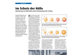 Im Schutz der Hülle Optimierung von Aktivstoffen durch Verkapselung oder Coating