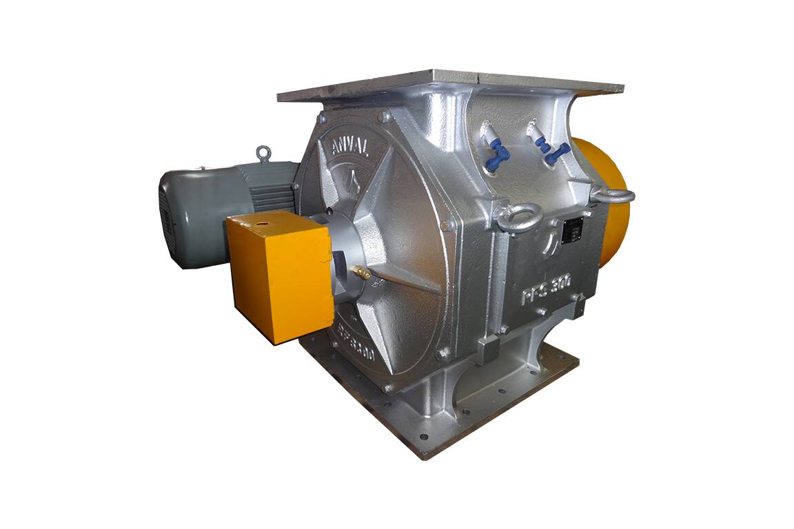 Die robuste, verschleißfeste Schleusen- oder Dosierlösung RFS-Schleusen (Rotary Floating Shoe) von Anval wurden speziell entwickelt für die Förderung von Kalkstein, Klinker, Kohle, Flugasche und anderen stark abrasiven Materialien in der Zementindustrie.