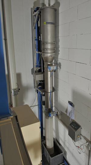 Metalldetektion in pneumatisch geförderten Semmelbröseln S+S stellt auf der POWTECH in Halle 7, Stand 679, u.a. den Metall-Separator GF 4000 aus