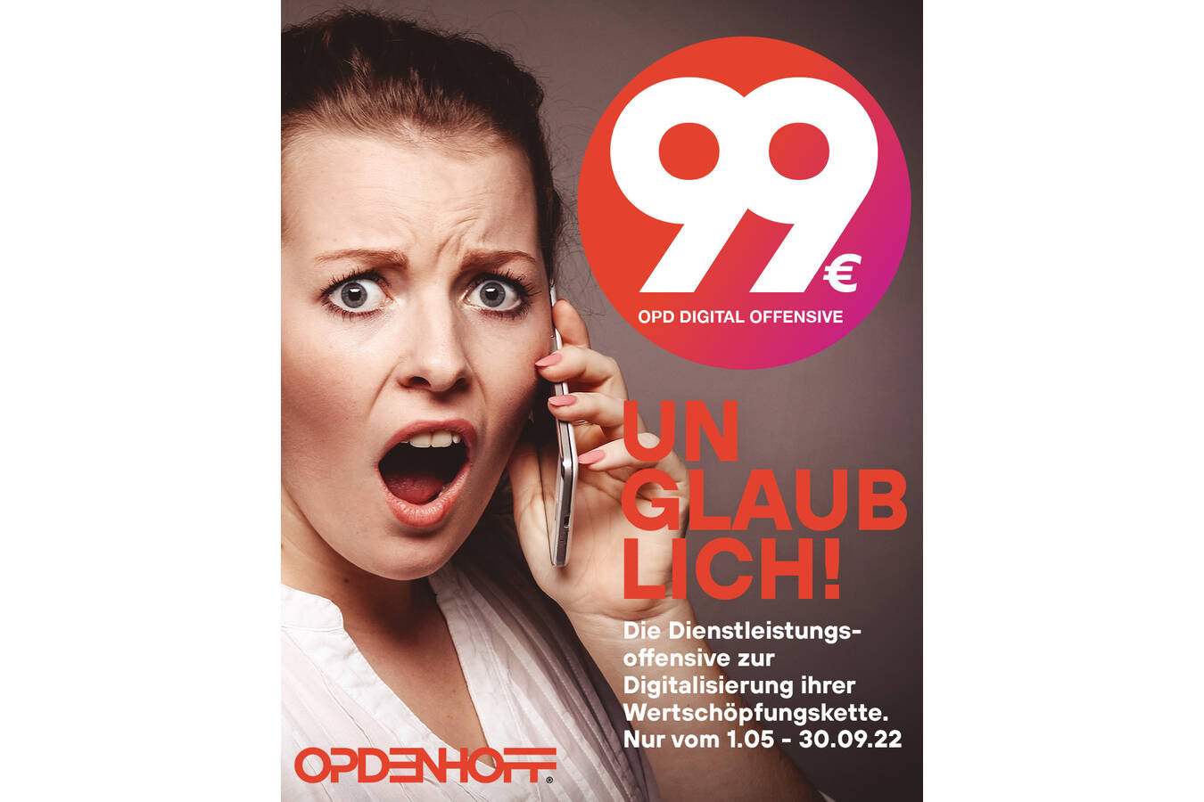 OPDENHOFF #Digitalisierungsoffensive ’99‘ Digitalisierung erzeugt auf den ersten Blick viele Fragen – aber in der Realität liefert sie die Antworten und Lösungen für alle Entscheidungsprozesse in ihrer Wertschöpfung.