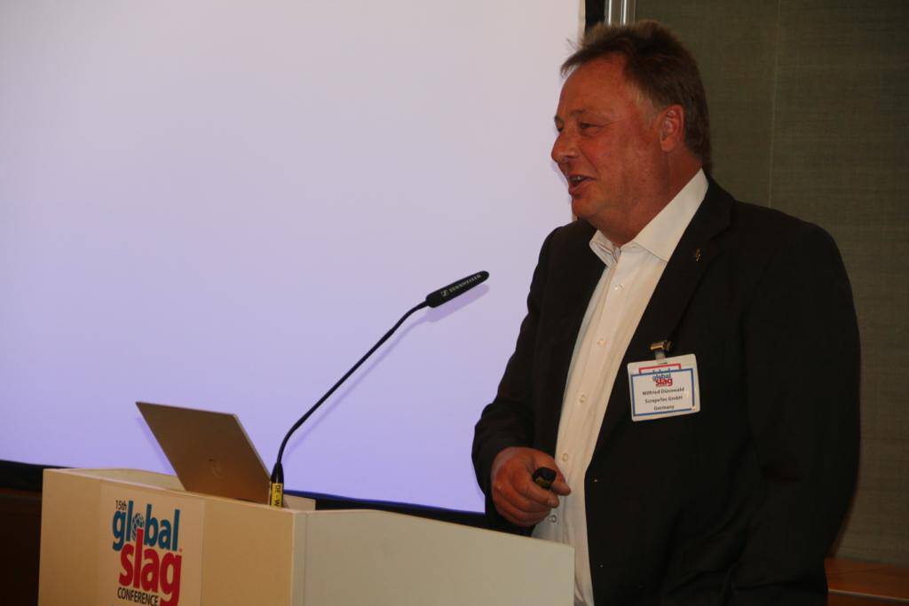 Wilfried Dünnwald auf der 15. Global Slag Konferenz