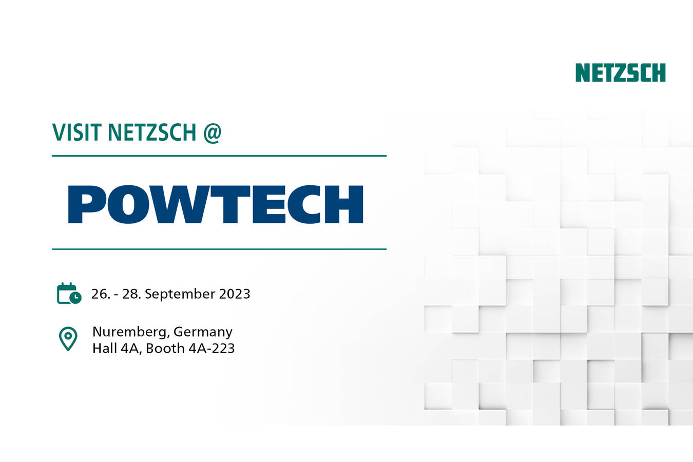 NETZSCH Mahlen & Dispergieren auf der POWTECH 2023 „Wir sind da, wo unsere Kunden sind – mit Produktion, Technik und Service“