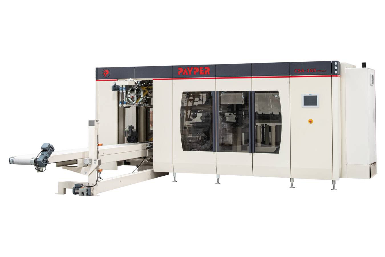 Fast, flexible and compact bagging system. The CSA-165 is designed for reliable high-speed packaging of free-flowing products such as granules or coarse powders.