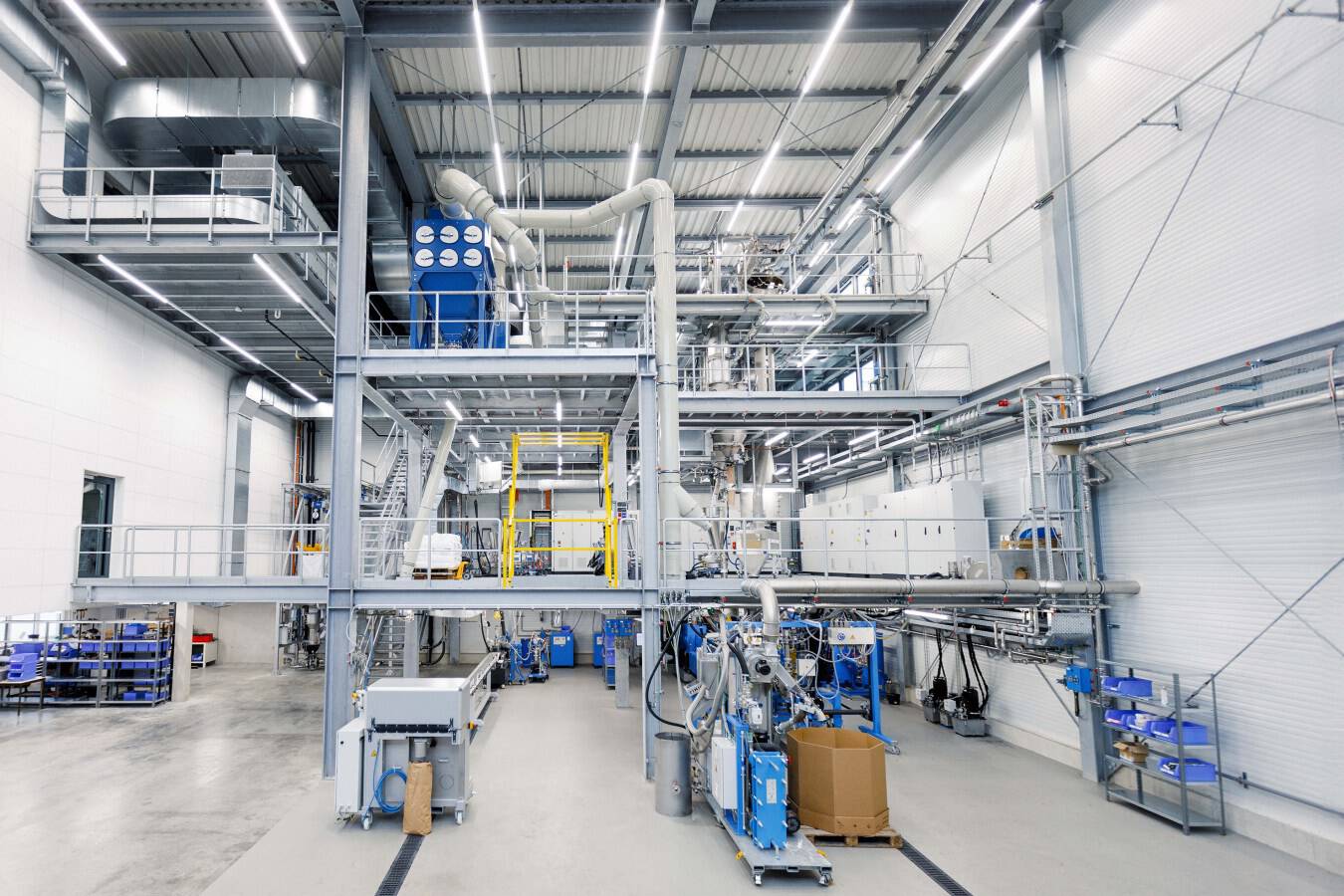 Coperion hat sein neues Recycling Innovation Center mit neuester Technologie für alle wesentlichen Prozessschritte der Rezyklierung ausgestattet 