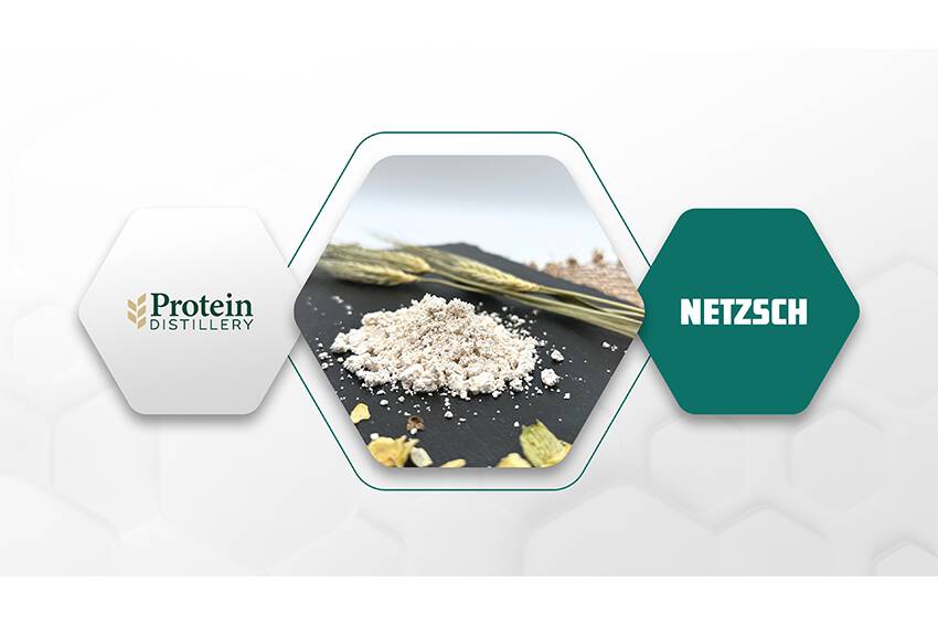 Partnerschaft zwischen NETZSCH und ProteinDistillery