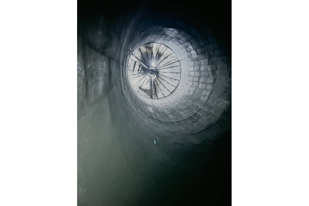PaperMill - Inside coal silo