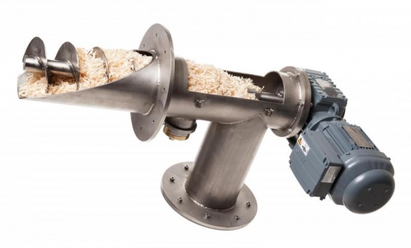 ACO moisture sensor in SFM4 bypass screw ACO moisture measurement for biomass like wood chips, sawdust and wood shavings