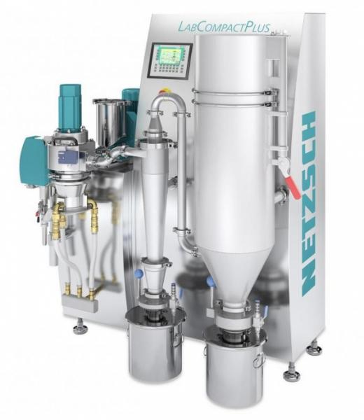 Labor-Equipment als Weltpremiere auf der Achema 2018 Die LabCompactPlus von NETZSCH setzt neue Maßstäbe bei Mahlanlagen für Labor und Technikum