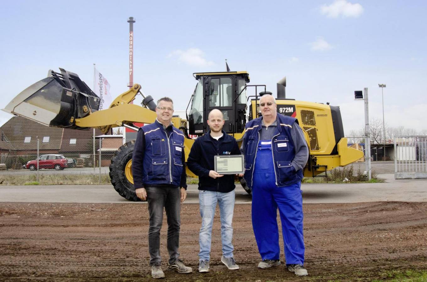 Haben gemeinsam an der Einführung der neuen Wiegesysteme gearbeitet (von links): Christoph Fliß (Produktionsleiter Hagemeister), Tobias Busch (Projektleiter BARK) und Thomas Jasper (Abteilungsleiter Hagemeister)