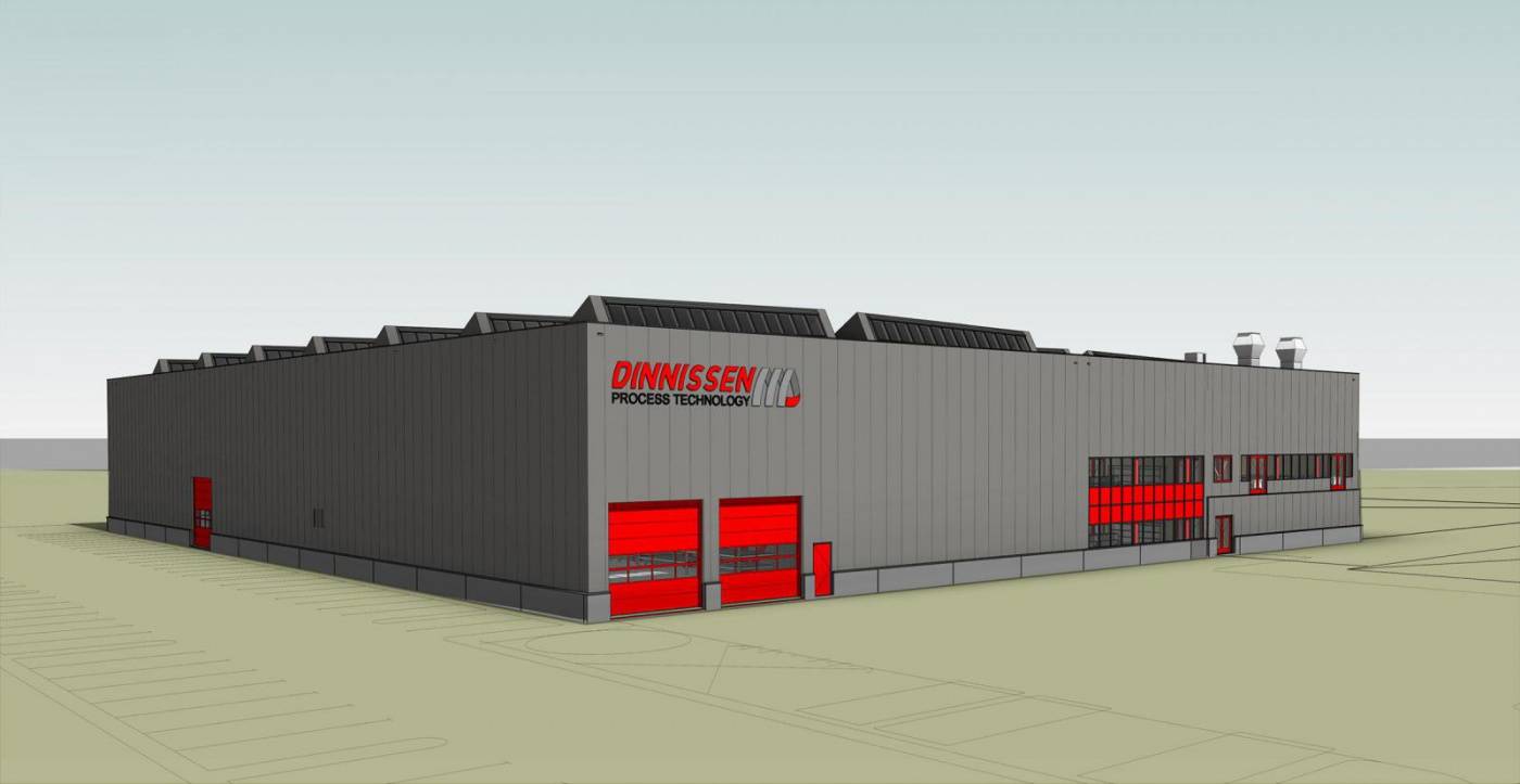 Dinnissen expands with new building complex on the Sevenum industrial estate