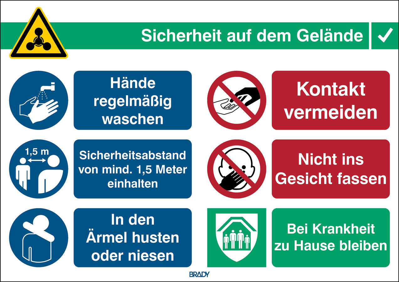 Signs to help stop COVID-19 virus (available in several languages). 