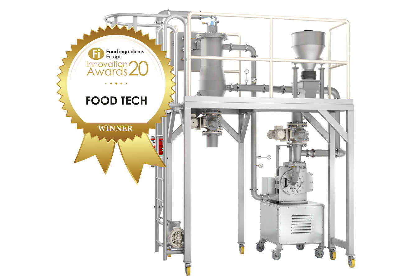 NETZSCH Prallmühle Condux® Compact Innovation aus bewährter Technologie und Gewinner des Food Tech Innovation Awards 2020